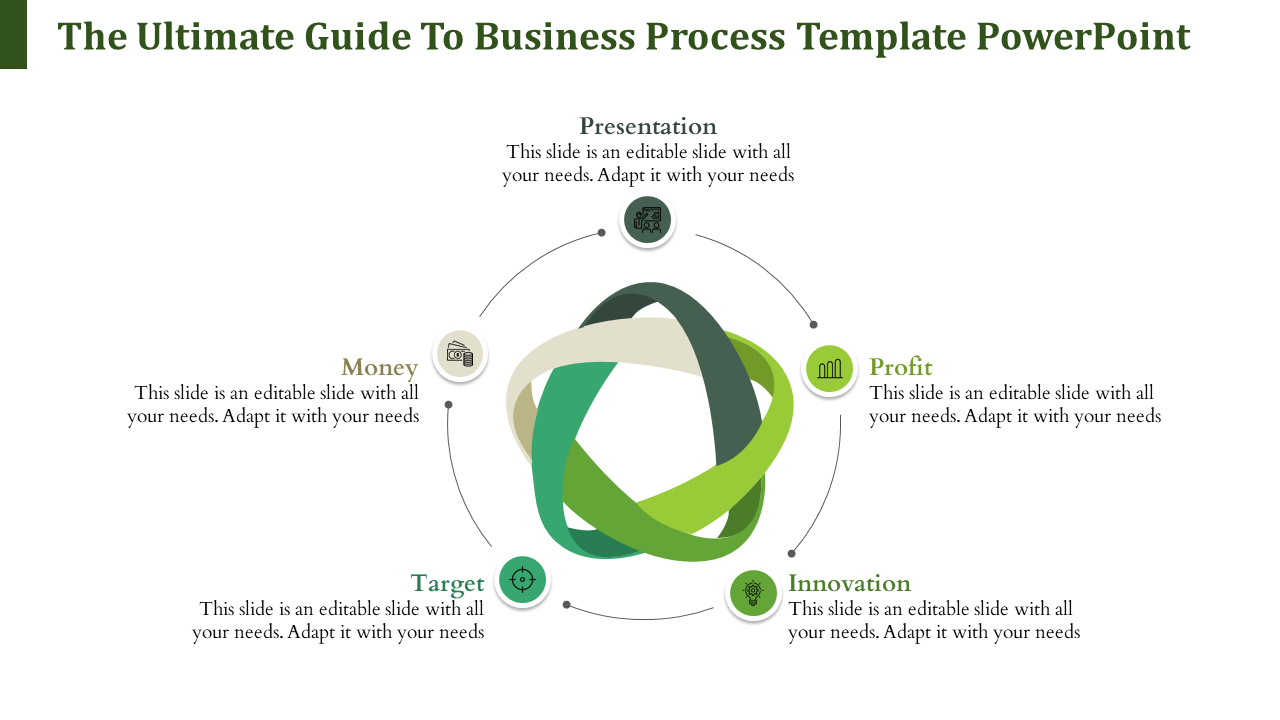 Free -  Business Process Template PowerPoint - Star Model